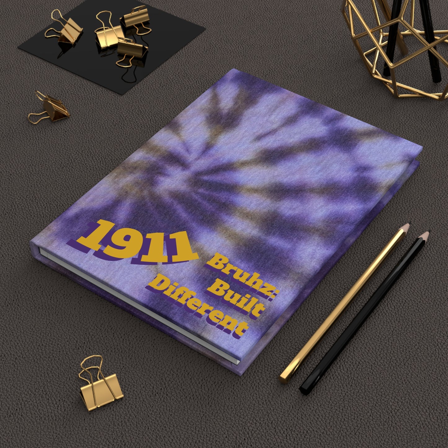 "Purple & Gold Excellence" Habit Journal