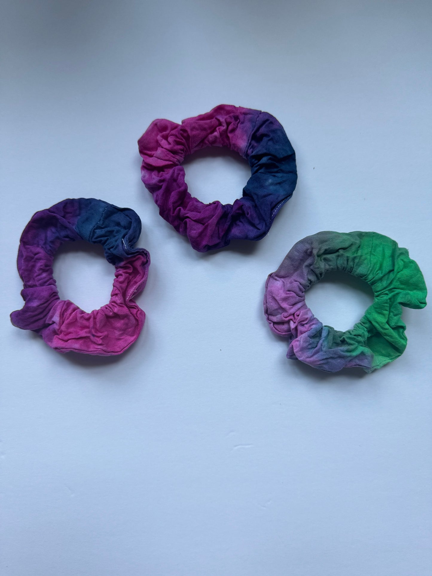 Hand Tie- Dyed Scrunchies
