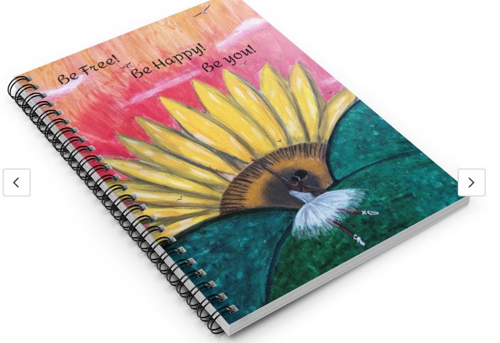 " Inspirational Dance" Spiral Notebook