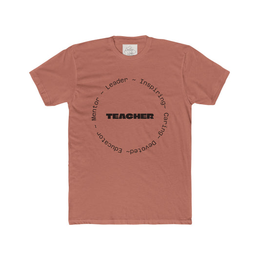 Inspirational Teacher Unisex Cotton Crew Tee - Perfect Gift for Educators