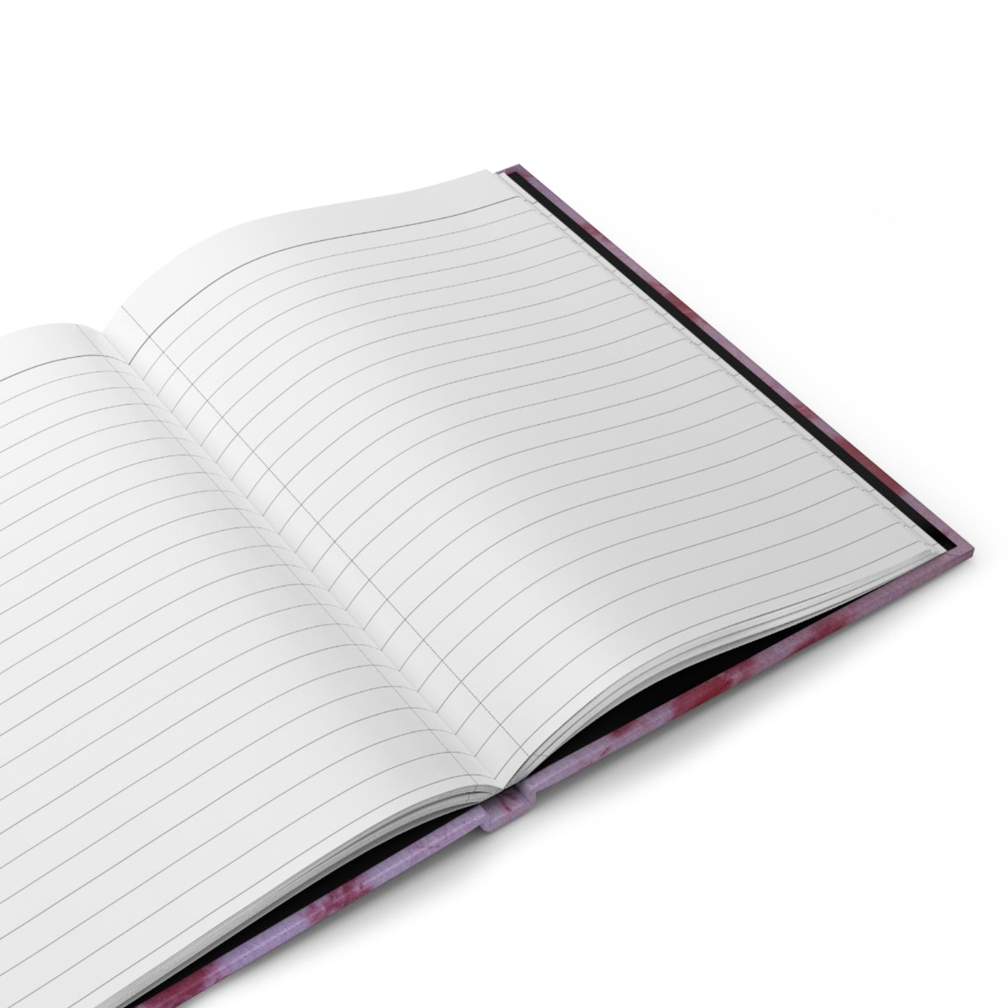 Crimson & Cream -Tie-Dye Hardcover Journal