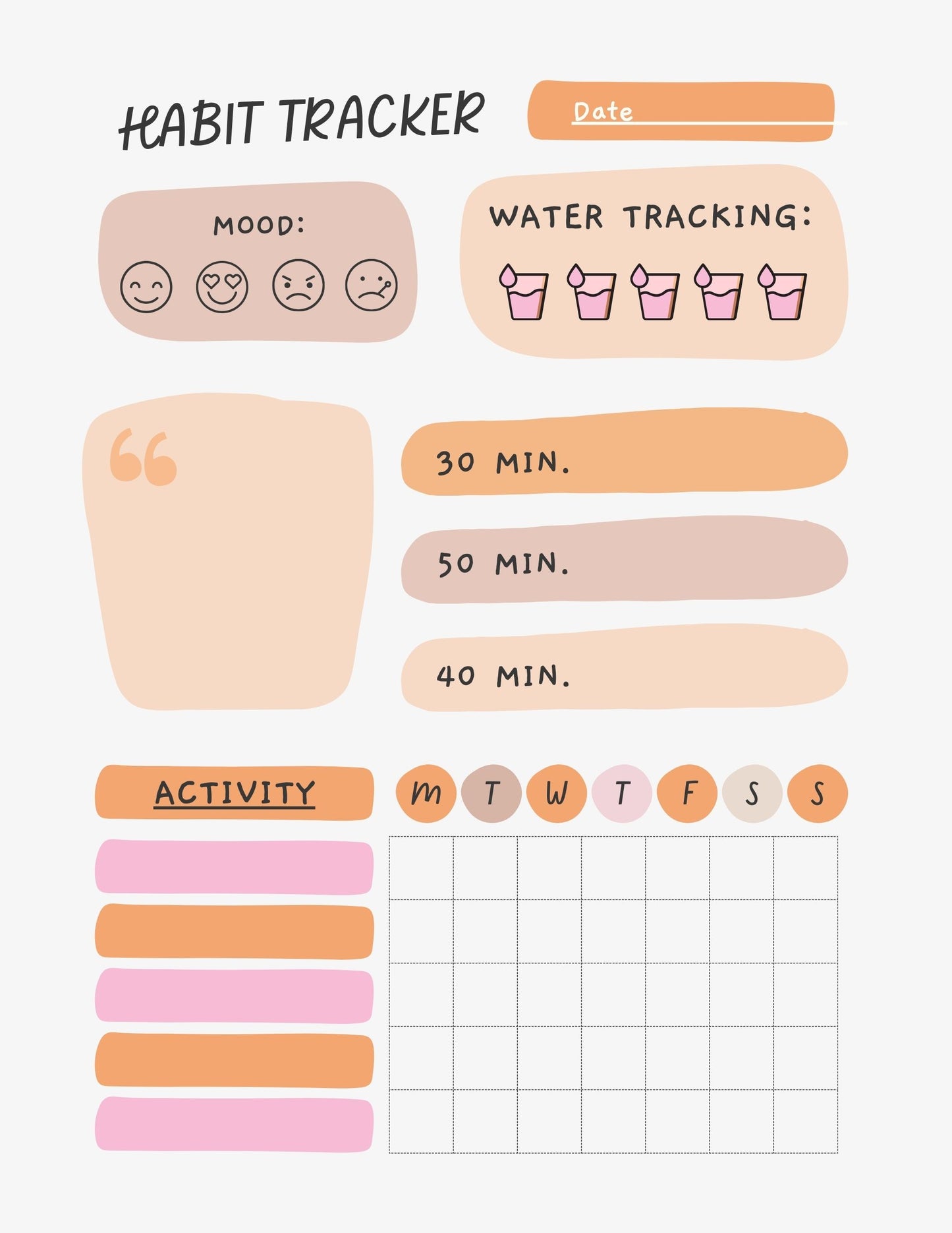 THE ONE and ONLY Habit Tracker Notebook