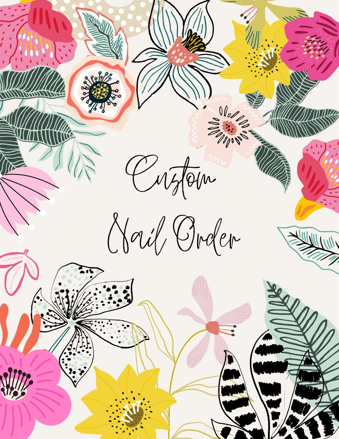 Custom Press-On Nails Order!