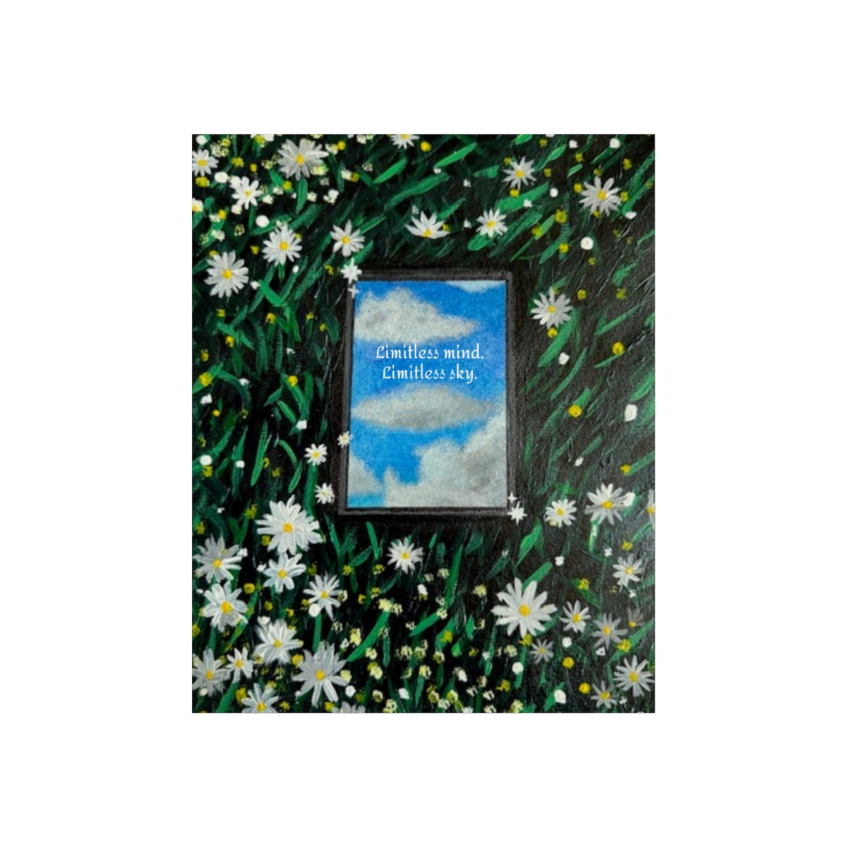 Limitless Mind, Limitless Sky Floral Fine Art Poster