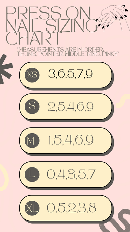 "Groovy Times" Press On Nail Set