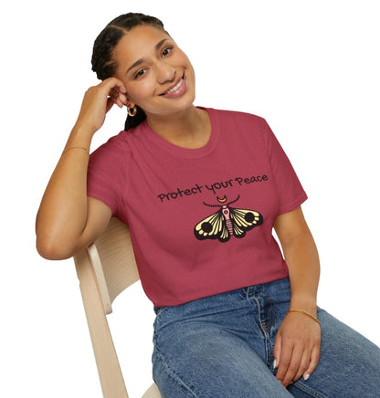 "Protect Your Peace" Unisex Cotton T-Shirt