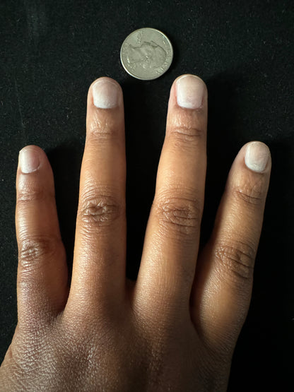 "Glam Red & Blue" Press On Nails