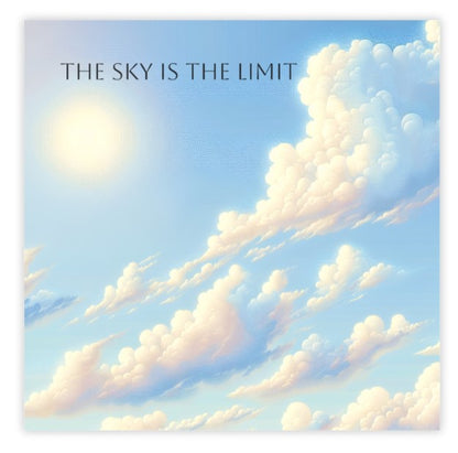 "The sky is the limit" -Post-it® Note Pad