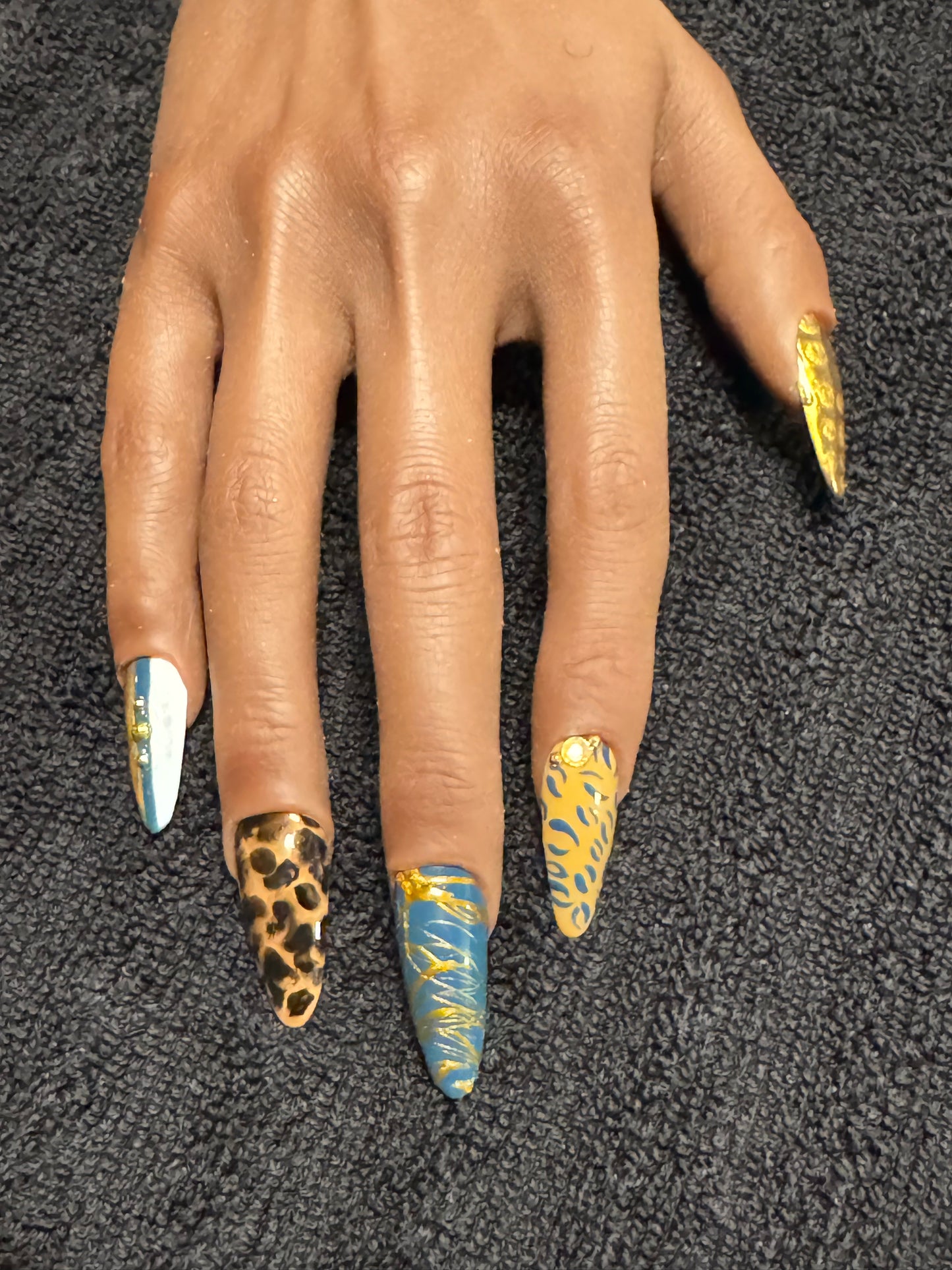 Golden Safari Fall Press-On Set