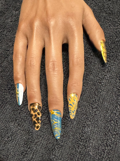 Golden Safari Fall Press-On Set